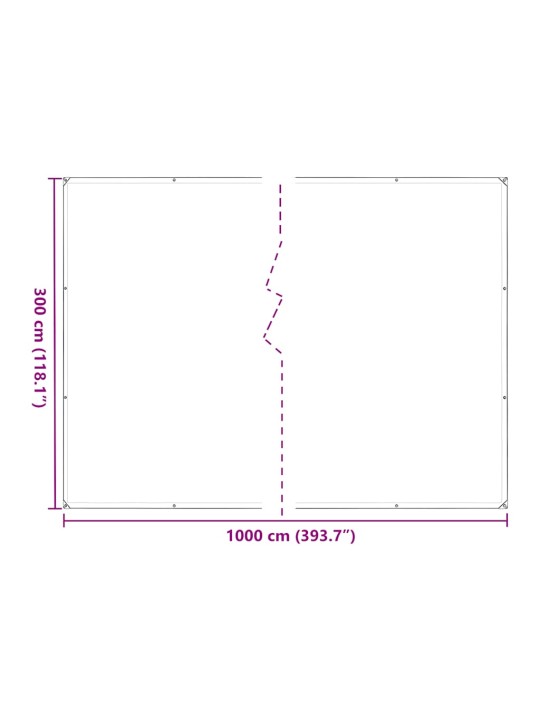 AASADEGA TAIMEKATE 3X10 M POLÜETÜLEEN