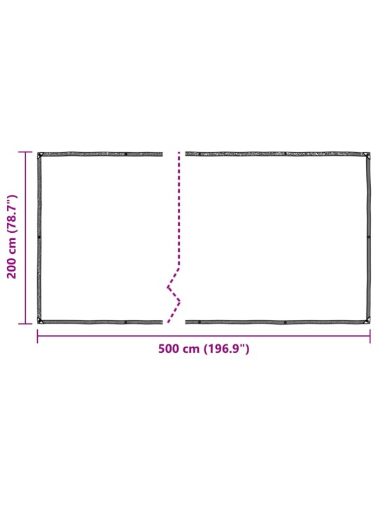 AASADEGA TAIMEKATE 2X5 M POLÜETÜLEEN