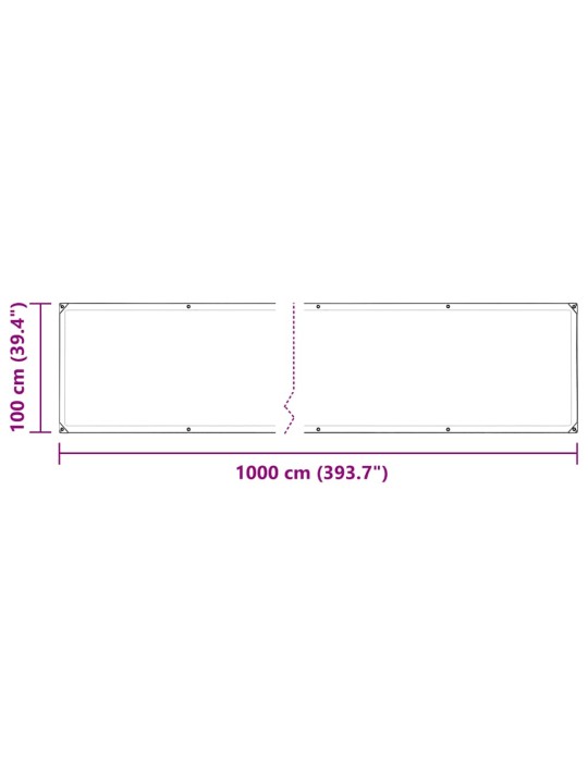 TAIMEKATE AASADEGA 1X10 M PVC