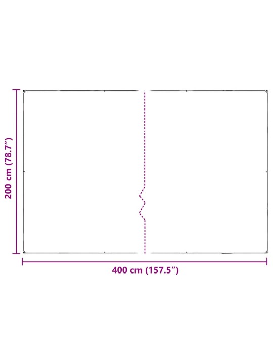 TAIMEKATE AASADEGA 2X4 M PVC