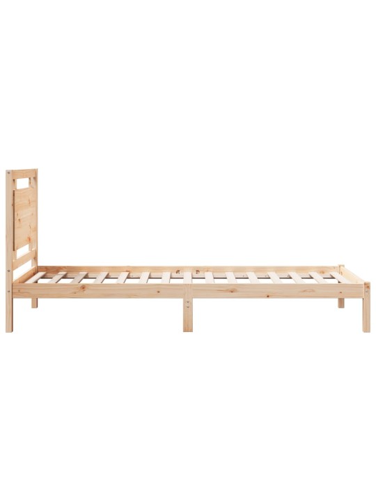 Voodiraam ilma madratsita, 100x210 cm, männipuit