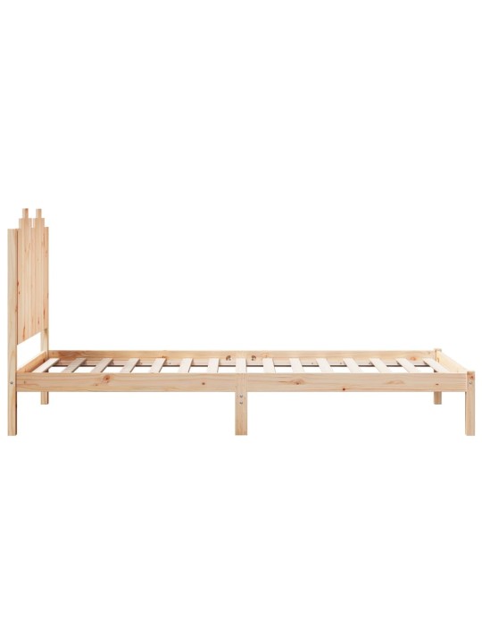 Voodiraam ilma madratsita, 100x210 cm, männipuit