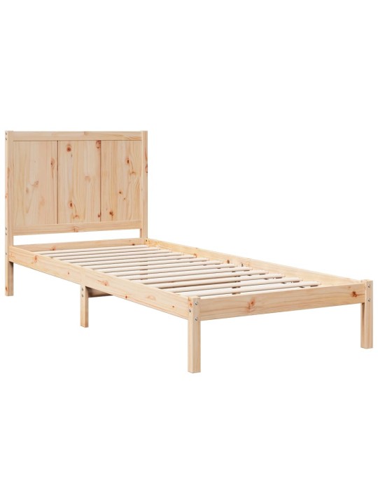 Voodiraam ilma madratsita, 100x210 cm, männipuit