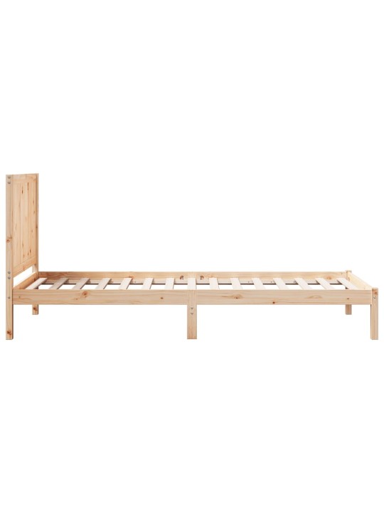 Voodiraam ilma madratsita, 100x210 cm, männipuit
