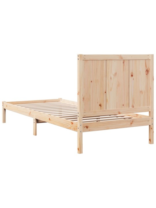 Voodiraam ilma madratsita, 100x210 cm, männipuit
