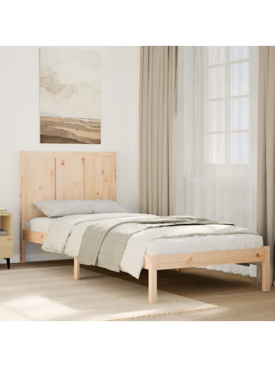 Voodiraam ilma madratsita, 100x210 cm, männipuit