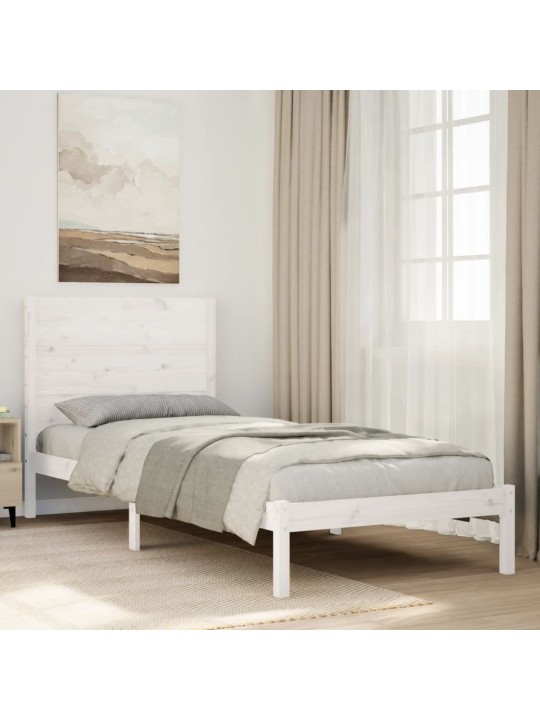 VOODIRAAM ILMA MADRATSITA, VALGE, 100X220 CM, MÄNNIPUIT