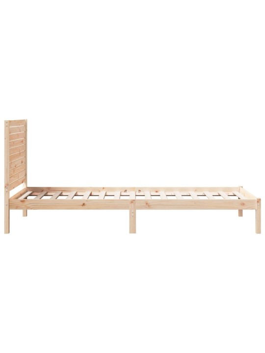 Voodiraam ilma madratsita, 100x210 cm, männipuit
