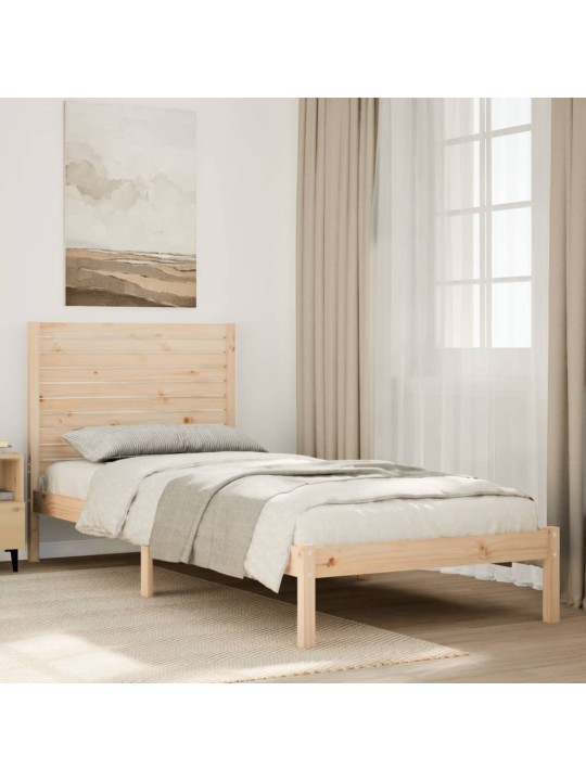 Voodiraam ilma madratsita, 100x210 cm, männipuit