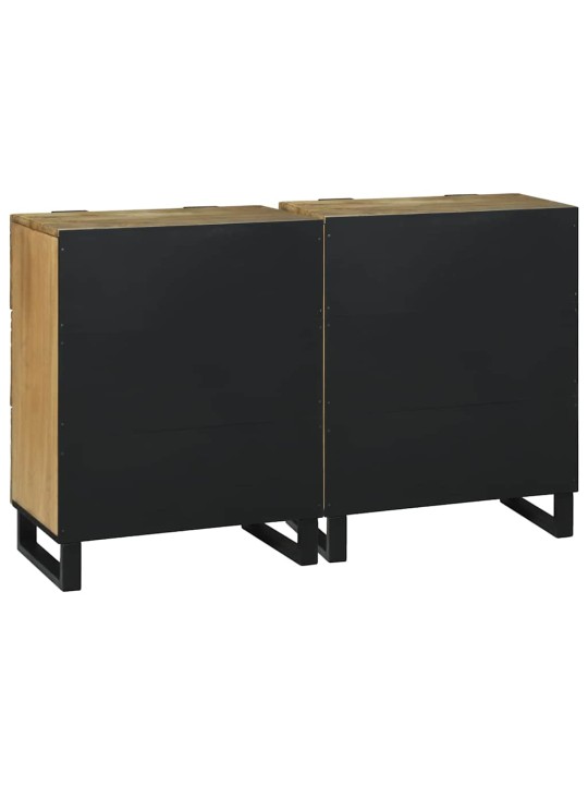 Kappide külgedel 2 tk pruun 60 x 33.5 x 75 cm mangopuit