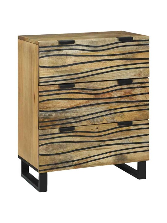 Vannitoa mööblikomplekt 3 tk pruun 180 x 33 x 75 cm tugev mango puu