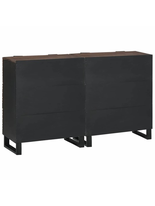 Kappide külgedel 2 tk pruun 60 x 33.5 x 75 cm mangopuit