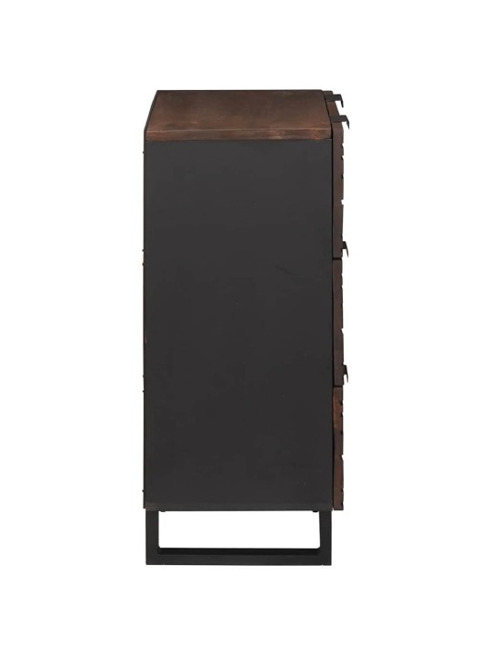 Kappide külgedel 2 tk pruun 60 x 33.5 x 75 cm mangopuit