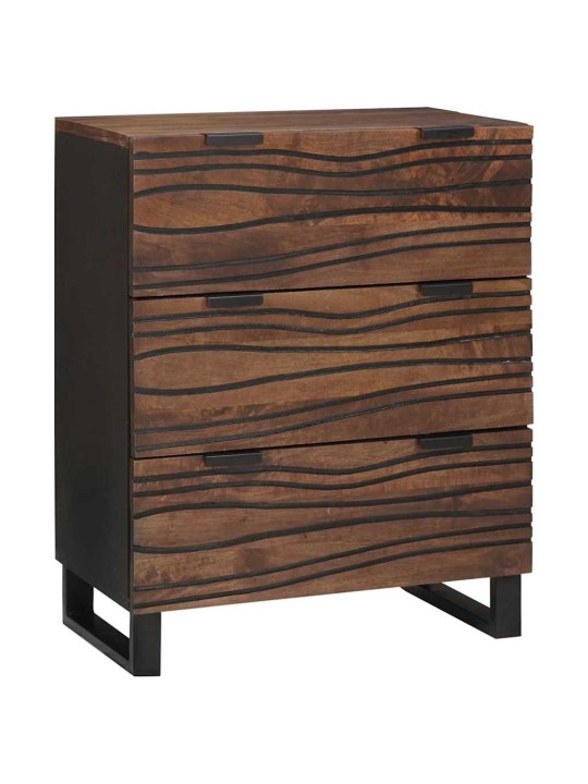 Vannitoa mööblikomplekt 3 tk pruun 180 x 33 x 75 cm tugev mango puu