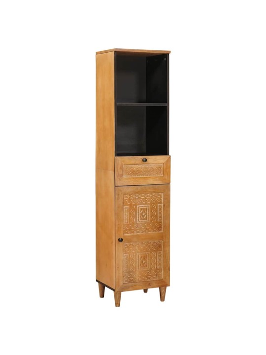 Vannitoa mööbleset 3 tk pruun 38 x 33 x 160 cm mangopuit