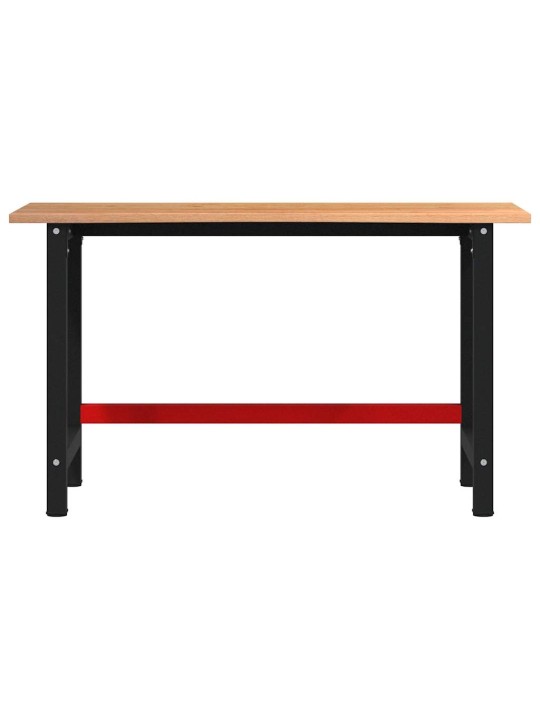 Töölaud, helepruun, 140x60x81,5 cm tammepuit