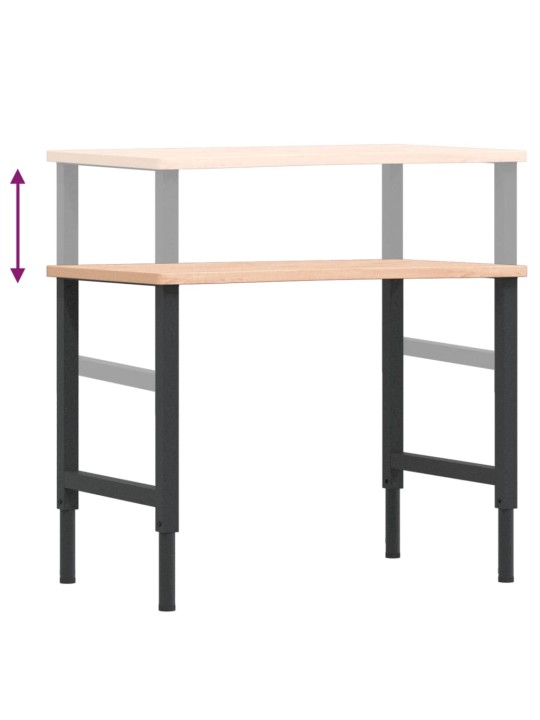 Töölaud, 100 x (55-60) x (71,5-98) cm, pöökpuu