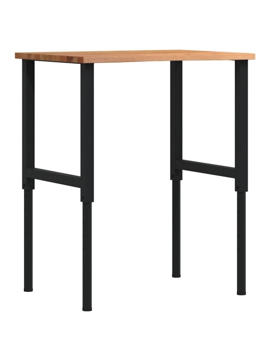 TÖÖLAUD, HELEPRUUN, 80X60X(71,5-98) CM, TAMMEPUIT
