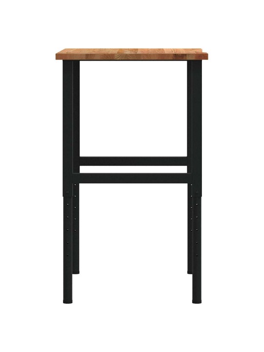 TÖÖLAUD, HELEPRUUN, 80X60X(71,5-98) CM, TAMMEPUIT