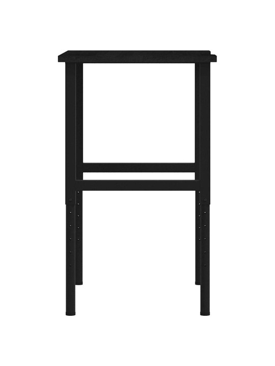 TÖÖLAUD, TUMEPRUUN, 80X60X(71,5-98) CM, TAMMEPUIT