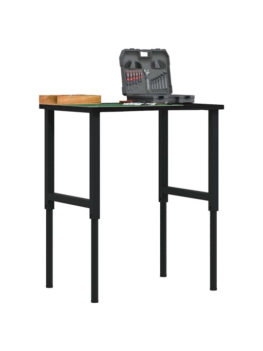 TÖÖLAUD, TUMEPRUUN, 80X60X(71,5-98) CM, TAMMEPUIT