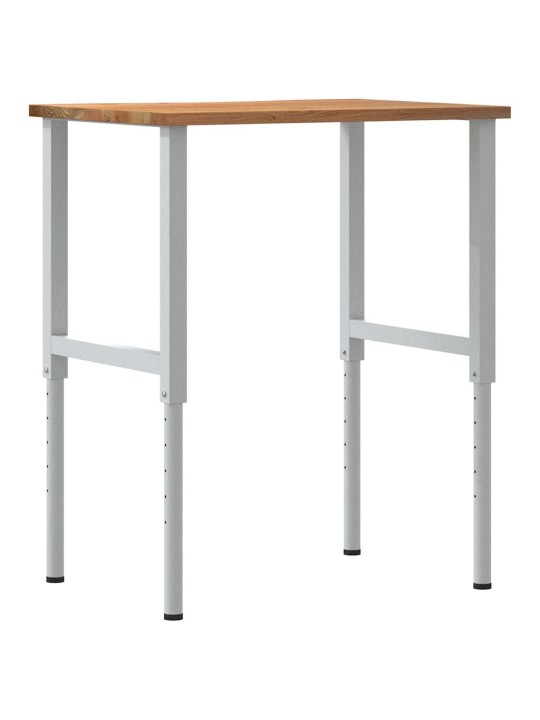 TÖÖLAUD, HELEPRUUN, 80X60X(71,5-98) CM, TAMMEPUIT