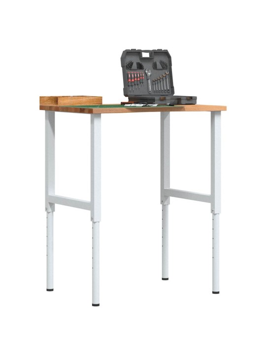 TÖÖLAUD, HELEPRUUN, 80X60X(71,5-98) CM, TAMMEPUIT