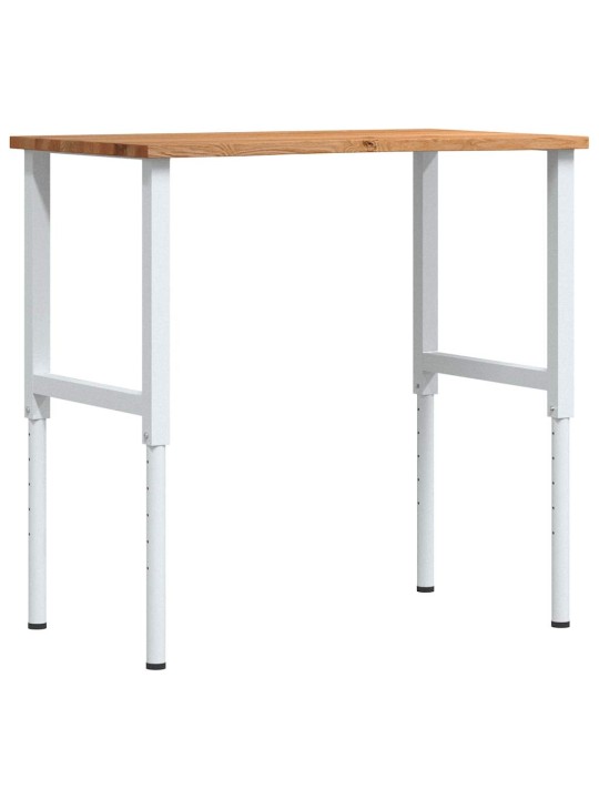 TÖÖLAUD, HELEPRUUN, 100X60X(71,5-98) CM, TAMMEPUIT