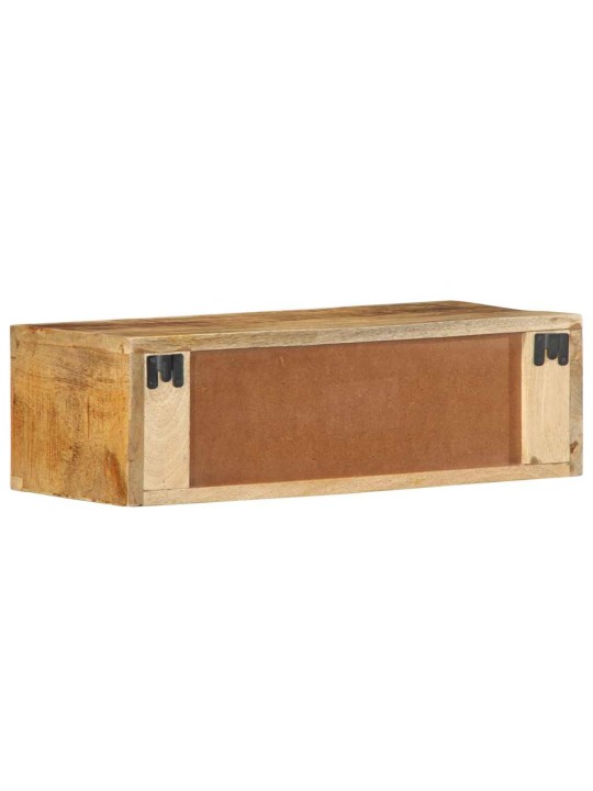 SEINALE PAIGALDATAV TELERIKAPP 60X30X19 CM TÄISPUIDUST MANGO
