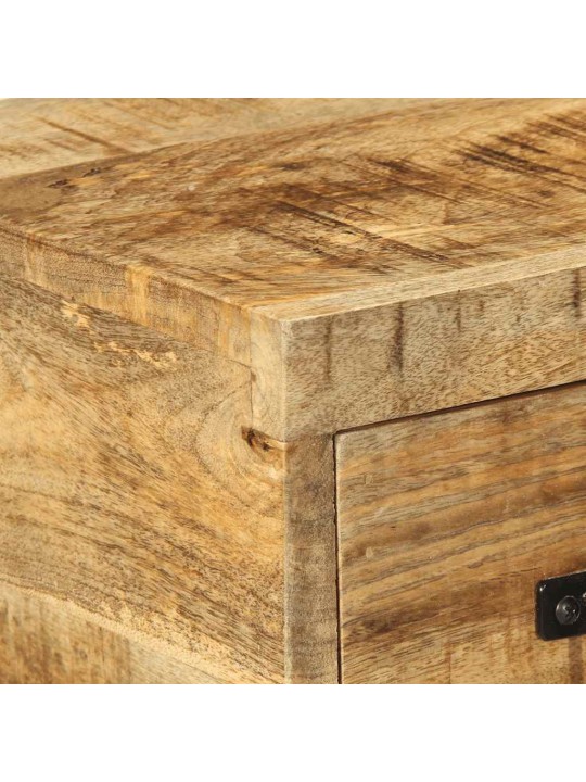 SEINALE PAIGALDATAV TELERIKAPP 60X30X19 CM TÄISPUIDUST MANGO