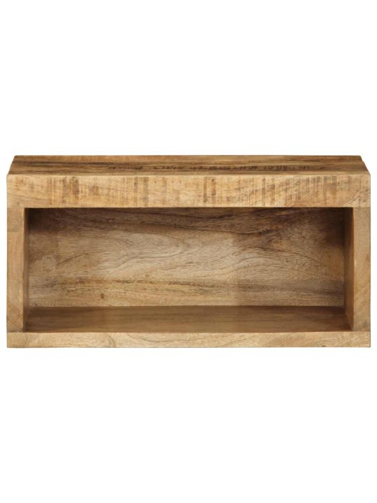 SEINALE PAIGALDATAV TELERIKAPP 40X30X19 CM TÄISPUIDUST MANGO