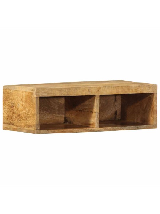 SEINALE PAIGALDATAV TELERIKAPP 60X30X19 CM TÄISPUIDUST MANGO