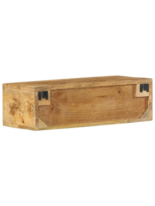 SEINALE PAIGALDATAV TELERIKAPP 60X30X19 CM TÄISPUIDUST MANGO