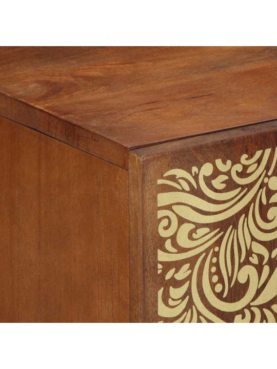 Vannitoa mööbli komplekt 4 tk pruun 62 x 33 x 58 cm mangopuit