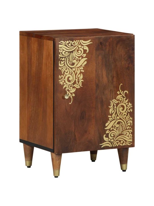 Vannitoa mööbli komplekt 4 tk pruun 62 x 33 x 58 cm mangopuit