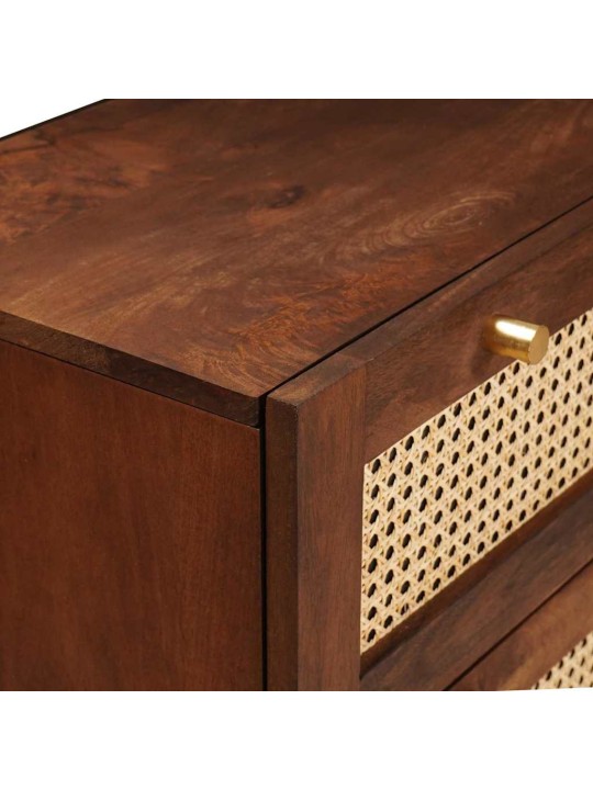 Kappide komplekt 2 tk pruun 60 x 33.5 x 75 cm mangopuit