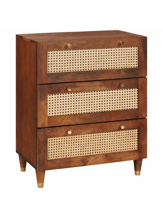 Kappide komplekt 2 tk pruun 60 x 33.5 x 75 cm mangopuit