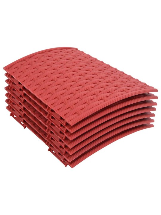 JÕULUPUU SEELIK PUNANE Ø56X23 CM PLASTIK