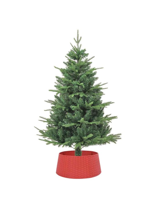 JÕULUPUU SEELIK PUNANE Ø56X23 CM PLASTIK