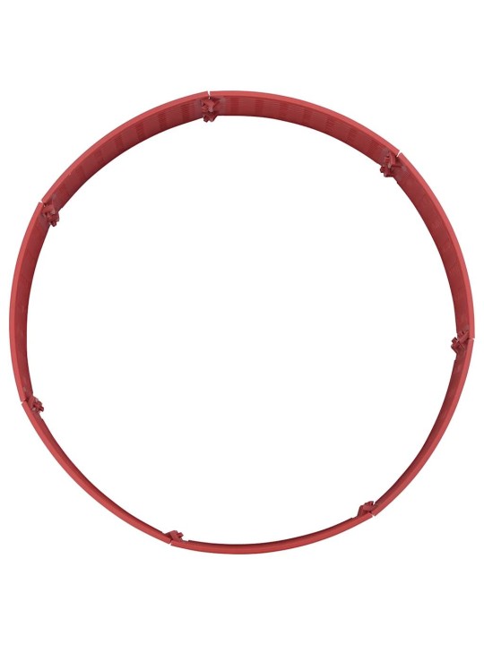 JÕULUPUU SEELIK PUNANE Ø56X23 CM PLASTIK