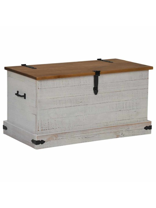HOIUKAST HALDEN VALGE 91X48X47 CM TÄISPUIDUST MÄND