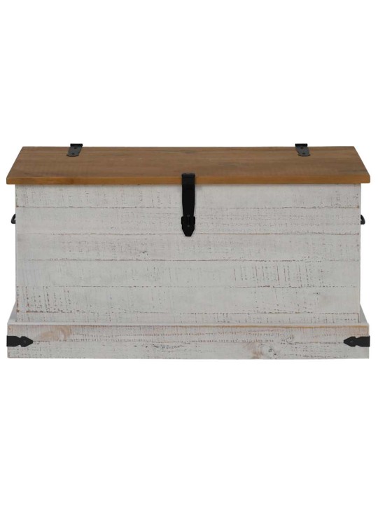 HOIUKAST HALDEN VALGE 91X48X47 CM TÄISPUIDUST MÄND