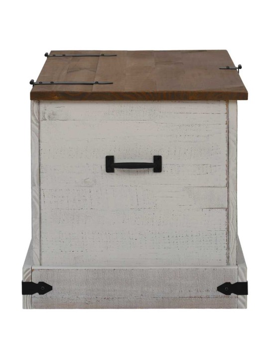 HOIUKAST HALDEN VALGE 91X48X47 CM TÄISPUIDUST MÄND