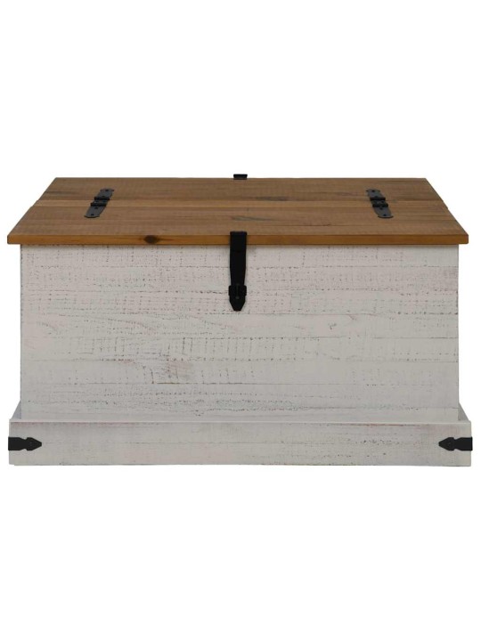 HOIUKAST HALDEN VALGE 91X91X47 CM TÄISPUIDUST MÄND