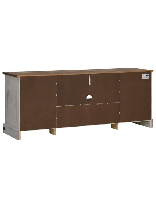 TELERIKAPP HALDEN 2 LÜKANDUKSEGA VALGE 150X40X60 CM TÄISPUIT
