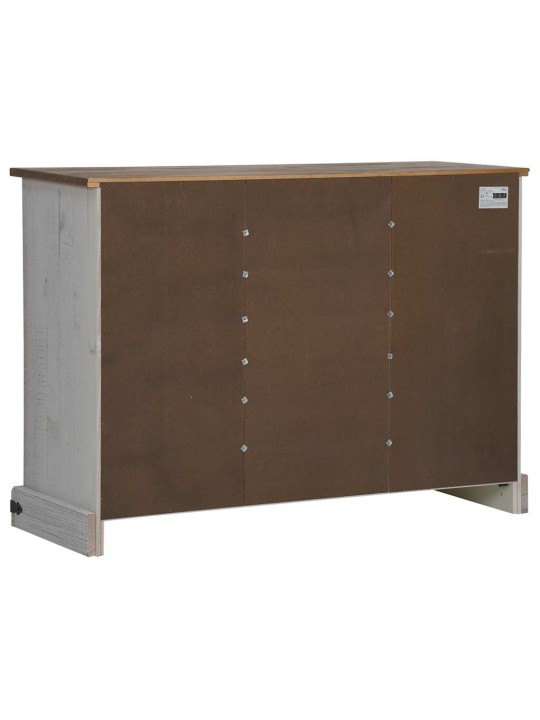 PUHVETKAPP HALDEN 2 LÜKANDUKSED VALGE 112X40X80 CM TÄISPUIT