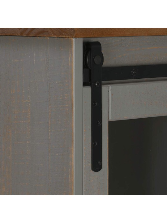 PUHVETKAPP HALDEN 2 LÜKANDUKSED HALL 112X40X80 CM TÄISPUIT