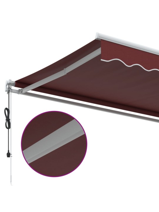AUTOMAATSELT SISSETÕMMATAV VARIKATUS, VEINIPUNANE, 450X300 CM