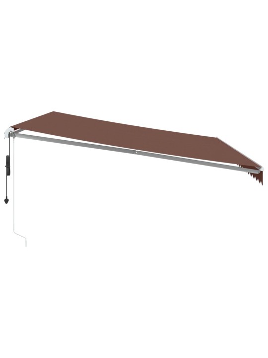 AUTOMAATSELT SISSETÕMMATAV VARIKATUS, PRUUN, 500X300 CM