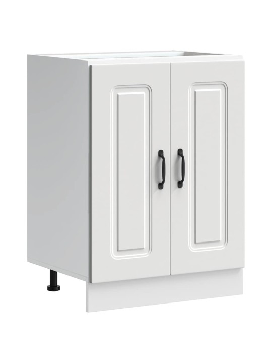 VALAMU ALUSKAPP "KALMAR" VALGE 60X46X81,5 CM ENGINEERED WOOD